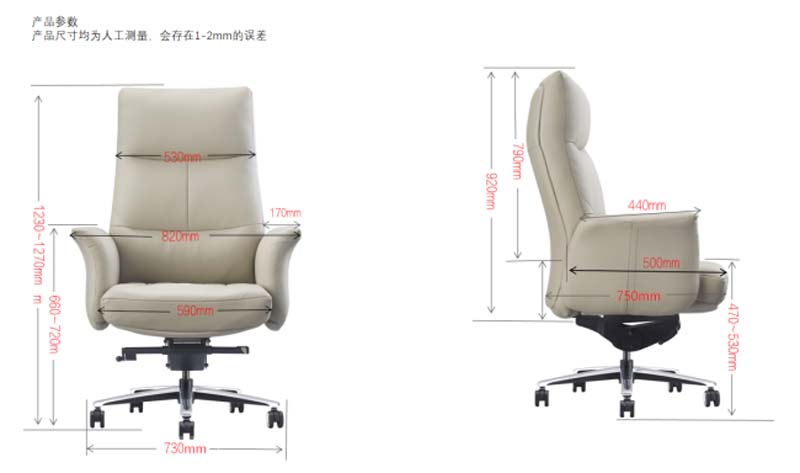 High-Back Leather Executive Swivel Chair EXEC-HB-LEATHER-730