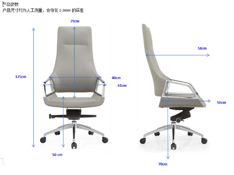 High-Back Leather Executive Office Chair EB-HB-CHR-700