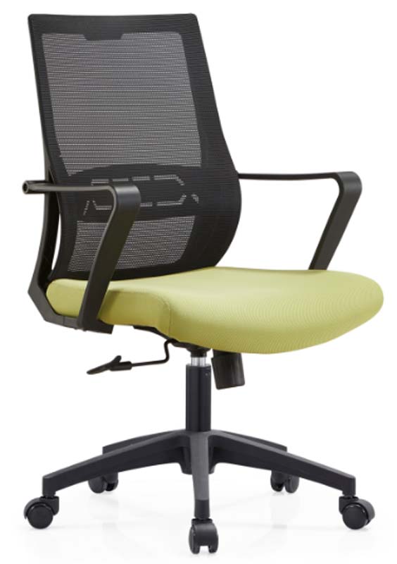 Mid-Back Mesh Swivel Task Chair with Green Seat OC-MESH-MB-50-GN