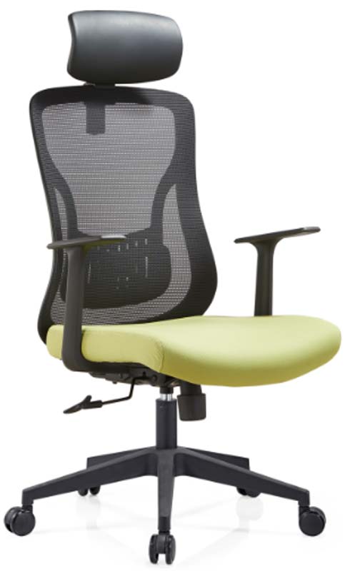 High-Back Mesh Ergonomic Office Chair with Headrest ERG-MESH-HB-GRN