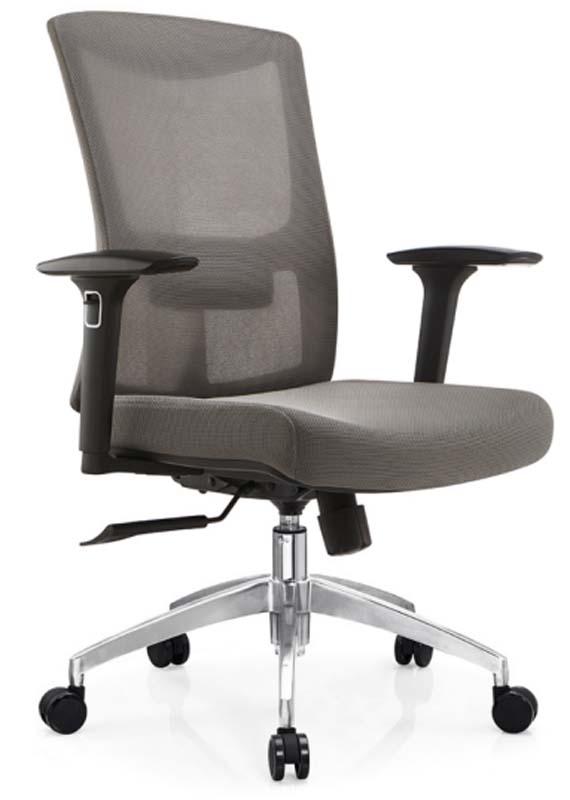 Mesh Swivel Task Chair with Fixed Padded Armrests UTC-MESH-FA-AL5