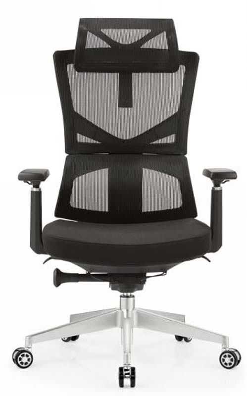High-Back Mesh Ergonomic Office Chair with Headrest and Adjustable Arms ERC-HB-MESH-01