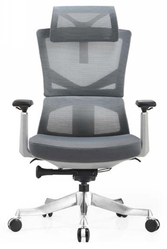 High-Back Mesh Ergonomic Executive Chair with Headrest and Aluminum Base UEC-MESH-HB-01