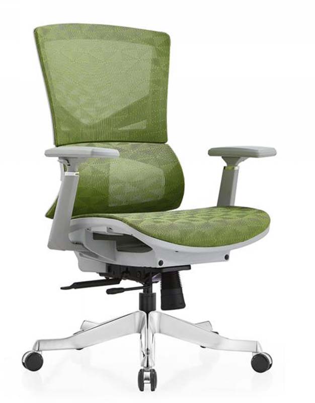 Mid-Back Green Mesh Ergonomic Task Chair with Adjustable Arms ET-MID-GREEN-MESH-01