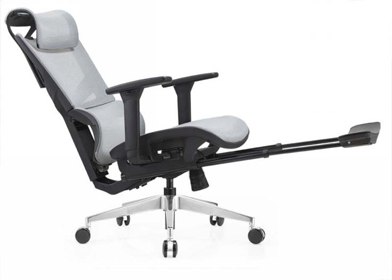 Reclining Ergonomic Mesh Office Chair with Retractable Footrest ERC-MESH-FR-01
