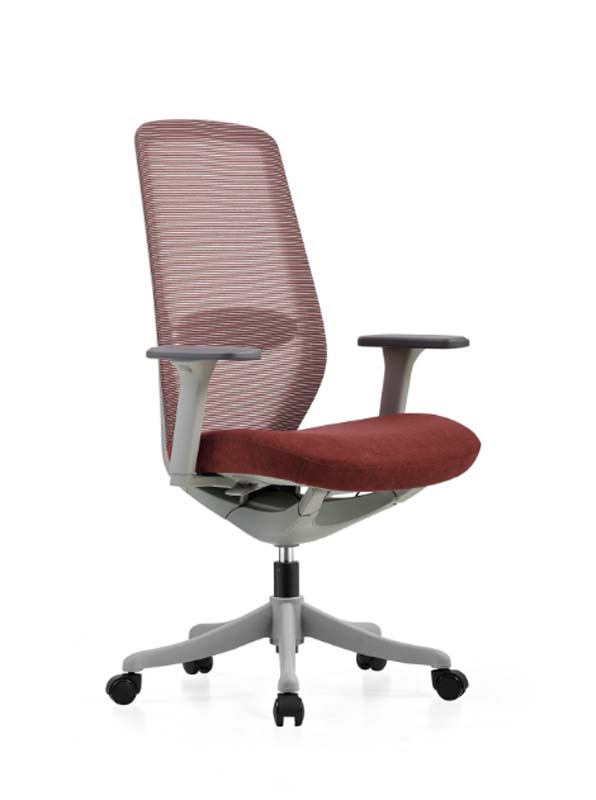 Burgundy Mesh High-Back Swivel Office Chair OC-MSH-HB-BG-01