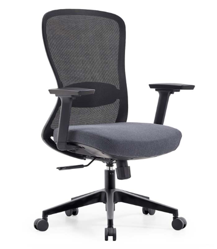 Mid-Back Mesh Swivel Task Chair with Fixed Arms OC-MB-FA-620
