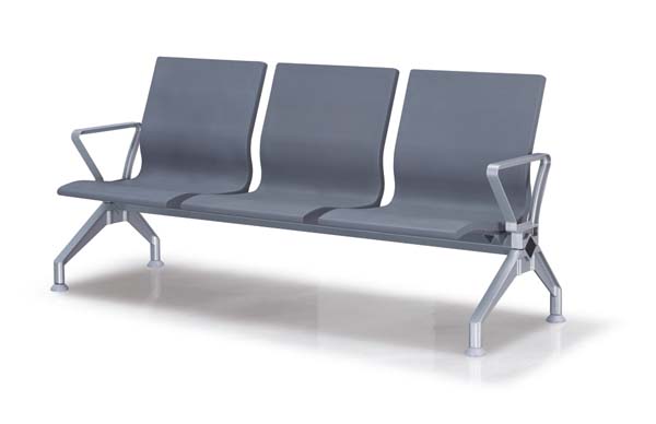 3-Seater Metal Frame Waiting Bench