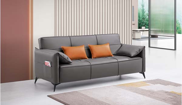 3-Seat Upholstered Office Reception Sofa
