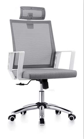 High-Back Mesh Executive Office Chair with Headrest