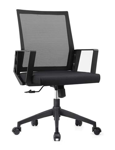 Mid-Back Mesh Task Office Chair with Fixed Armrests