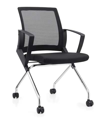 Mesh Back Fabric Seat Mobile Conference Chair