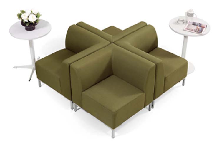 Olive Modular 4-Seat Corner Lounge Seating Set
