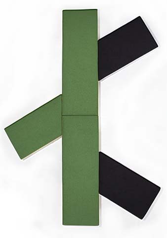 Modular Branch-Shaped Acoustic Wall Panel Set
