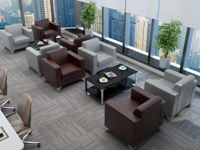 Commercial Single-Seat Reception Lounge Armchair