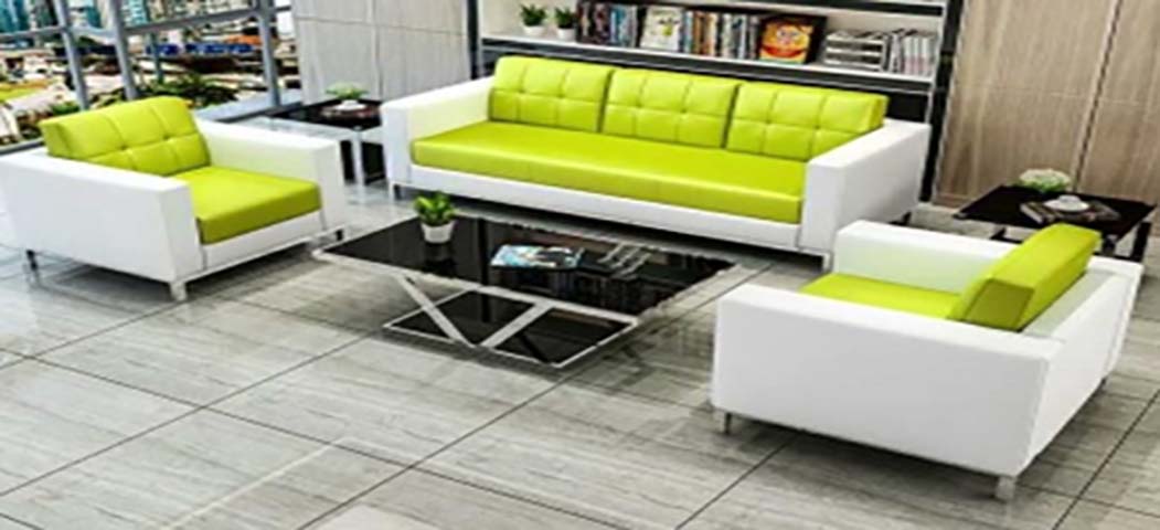 Modern 5-Seater Office Reception Sofa Set