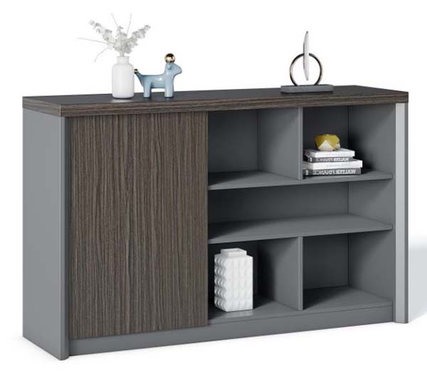 Modern Sliding Door Office Storage Credenza
