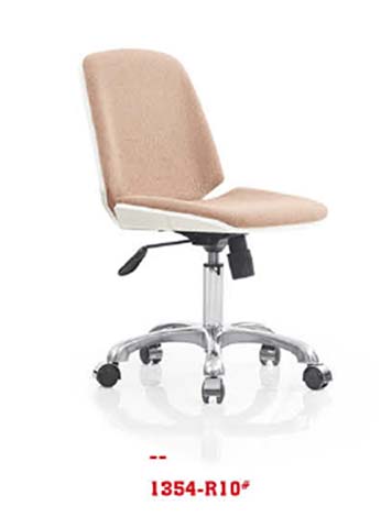 Armless Upholstered Swivel Task Chair