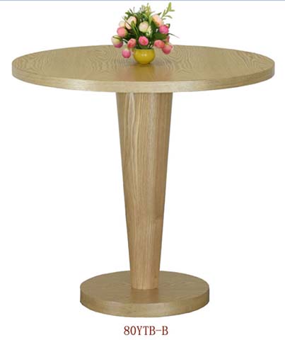 800mm Diameter Round Tapered Pedestal Dining Table