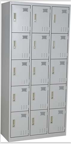 15-Door Steel Staff Storage Locker