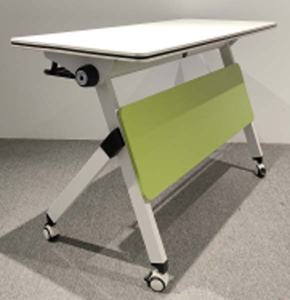 Mobile Folding Training Table with Caster Wheels
