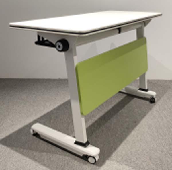 Mobile Flip-Top Nesting Training Table with Modesty Panel