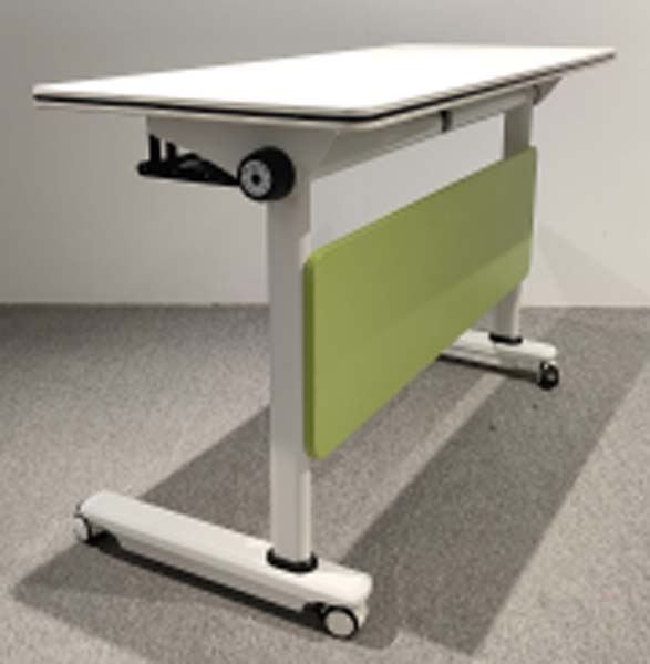 Height-Adjustable Mobile Flip-Top Training Table