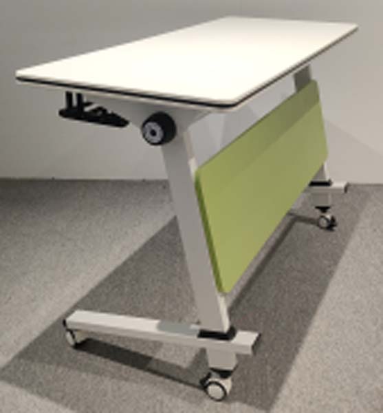 Mobile Height-Adjustable Tilting Training Table with Casters