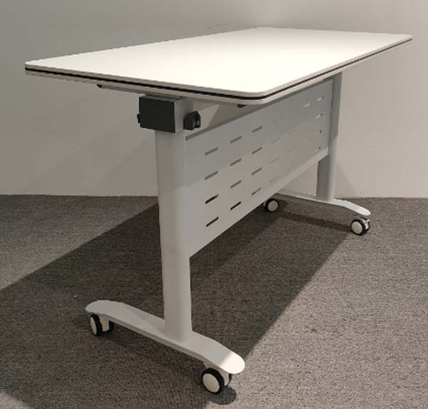 Mobile Height-Adjustable Flip-Top Training Table