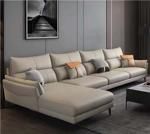 Left-Chaise L-Shaped Upholstered Sectional Sofa