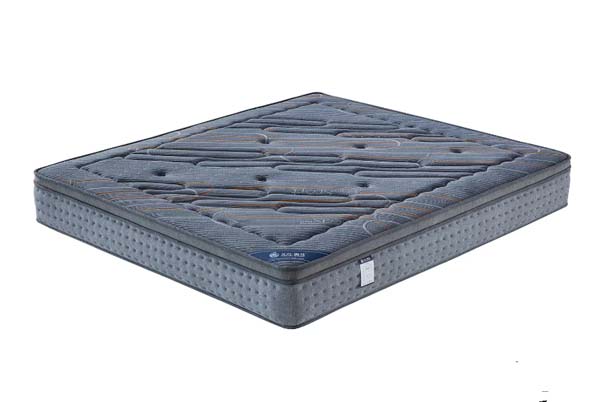 Dark Grey Tufted Pocket Spring Hybrid Mattress