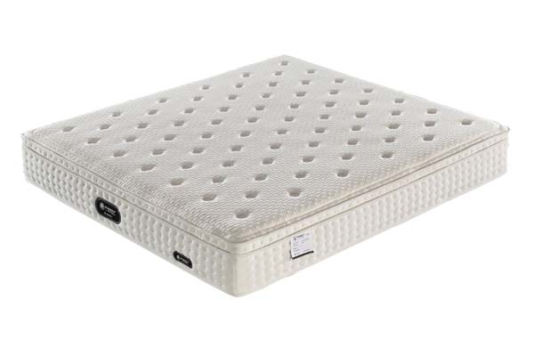 Beige Quilted Pillow-Top Pocket Spring Mattress