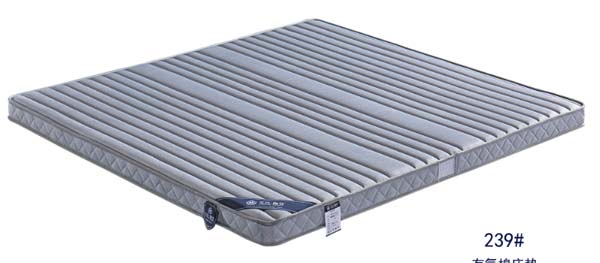 Grey Quilted Low-Profile Thin Platform Mattress