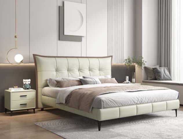 Modern Tufted Upholstered King Size Platform Bed