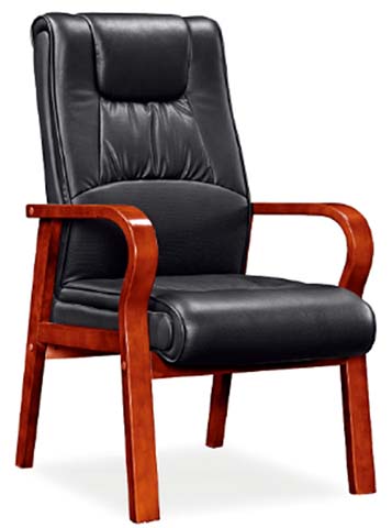High-Back Fixed-Leg Executive Conference Armchair
