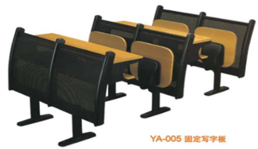 Tiered Lecture Hall Fixed Row Seating With Fixed Writing Tablet