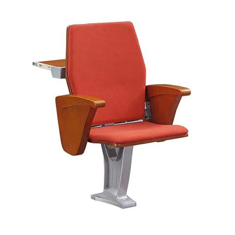 Fixed Auditorium Chair with Retractable Writing Tablet