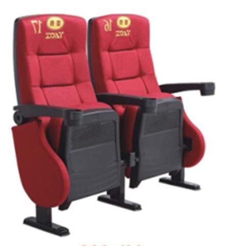 2-Seat Ganged Fixed Commercial Cinema Auditorium Seating