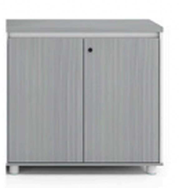 Lockable Double-Door Low-Height Outdoor Metal Storage Cabinet