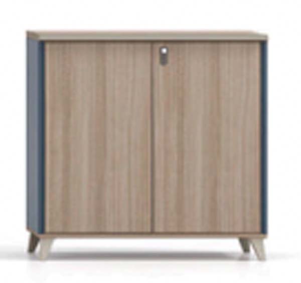 Two-Door Lockable Low Office Storage Cabinet