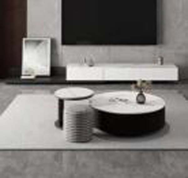 Contemporary Two-Tone Low Profile TV Media Console