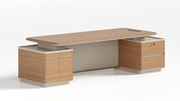 L-Shaped Lift Executive Office Desk