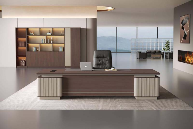 Executive Office Desk with Modesty Panel