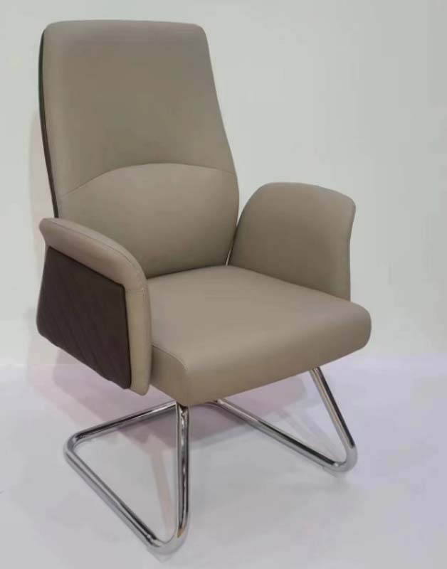 Two-Tone Upholstered Cantilever Conference Office Chair