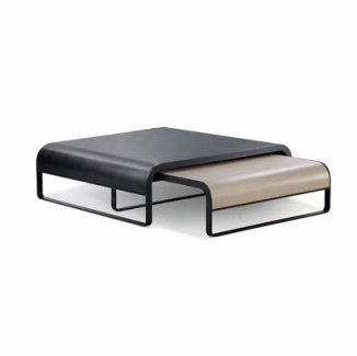 Two-Tone Nesting Square Coffee Table