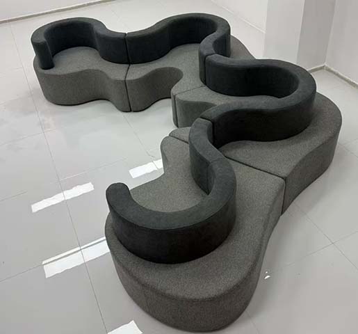 Modular Curved Sectional Lounge Sofa