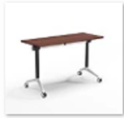 Mobile Flip-Top Nesting Training Table with Casters