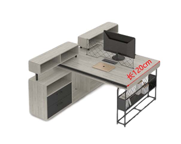 120cm L-Shaped Compact Home Office Computer Desk with Integrated Storage