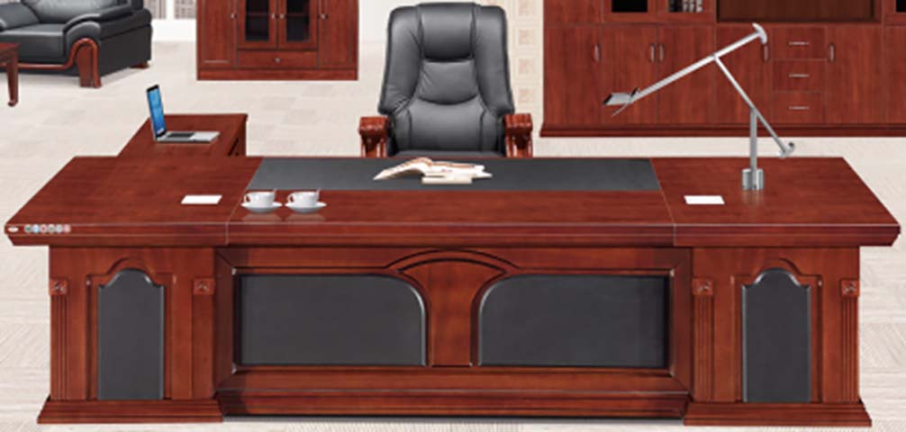L-Shaped Traditional Executive Office Desk