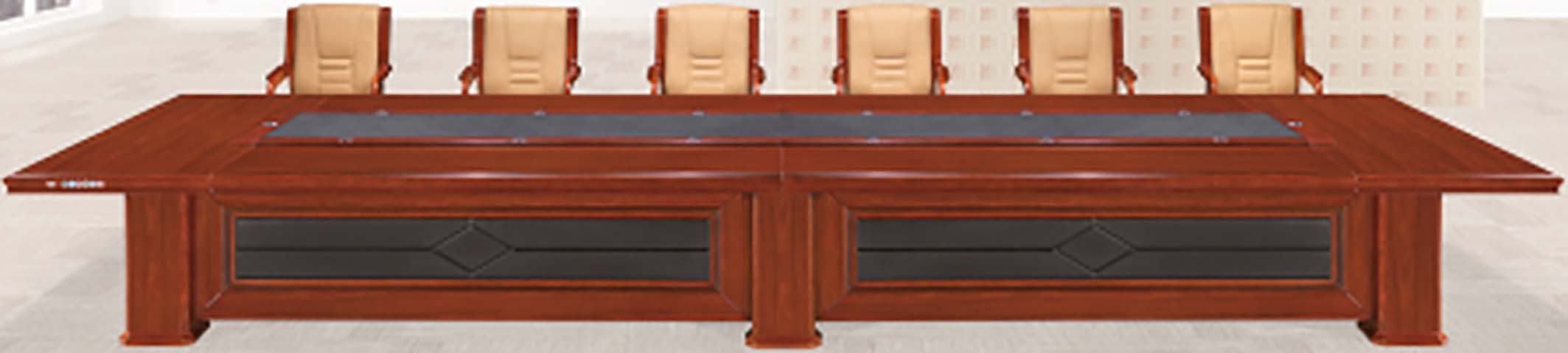 14-Seat Traditional Rectangular Executive Conference Table